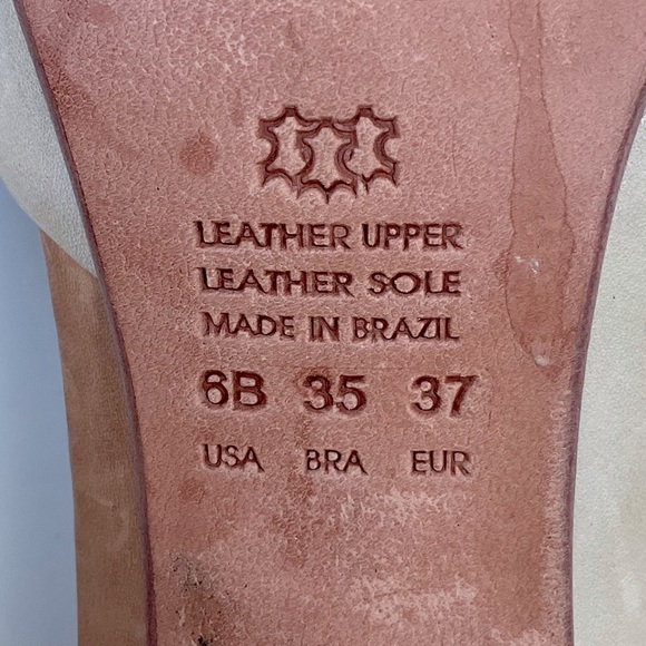 Aldo Two-Toned Tan Heels - 37 - Picture 5 of 5